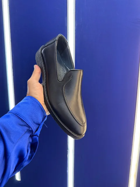 کفش مردانه تمام چرم | مدل لوفر مشکی 🖤👞